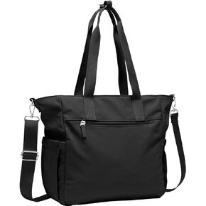 POPUTALLY Tote Bag for Women, Carry on Bag, Large Shoulder Bag with Strap, Top Handle Handbag for Shop, Gym, Travel, Work