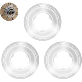 YehVeh 3 Pack Bike Spoke Protector Flywheel Spokes Guard Plastic Cover for Bicycle Rear Wheel 54mm Cassette Hub Montain Road Bikes Cycling Accessories Parts