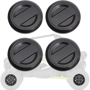 4 Pack Polaris RZR Hub Wheel Center Caps, Replace #1522872-655, Tire Wheel Center Rim Cap Compatible with Polaris RZR 1000 XP Turbo/XP 4/Ranger 2017-2021