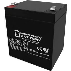 Mighty Max Battery ML5-12 - 12V 5AH Chamberlain 41A6357-1 Garage Door Opener Battery