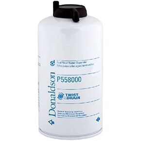 DONALDSON P558000 -Fuel Filter W/S Twist&Drain (Cross Wix 33406) (Pack of 2)