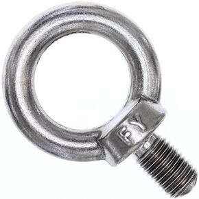 Stainless Steel Machinery Shoulder Lifting Eye Bolt (M12, 2 Items)