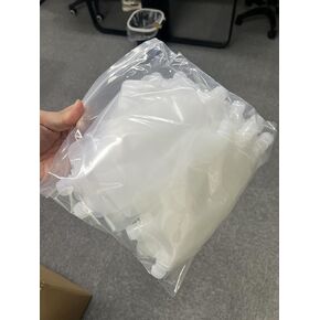 Portable drink bag, translucent frosted design, reusable, leak-proof, food-grade material does not contain BPA, suitable for travel, camping, outdoor sports, concerts, cruises (16OZ*30Pcs+3 funnels)