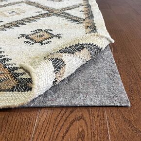 RUGPADUSA - Vinyl Lock - 9'x12' - Felt and EVA - Non-Slip Rug Pad for Vinyl, Luxury Vinyl Plank (LVP) Flooring
