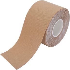 ZJchao Boob Tape for Lift, Push Up Tape Nipple Cover Elastic Adhesive Bras Prevent Sagging for Push up Shape in All Clothing Fabric Dress Types Waterproof Sweat Proof Bob Tape(Skin
