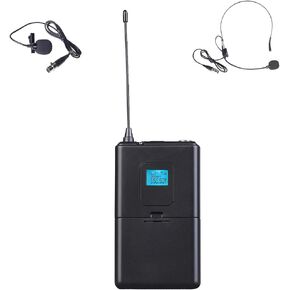 innopow Bodypack with Lapel & Headset Mic for WM200 CH1 556.5Mhz