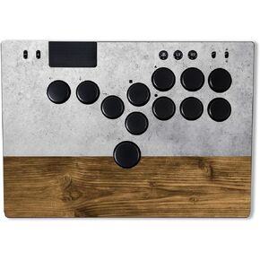 MightySkins Skin Compatible with Razer Kitsune - Concrete Wood | Protective, Durable, and Unique Vinyl Decal wrap Cover | Easy to Apply & Change Styles | Made in The USA