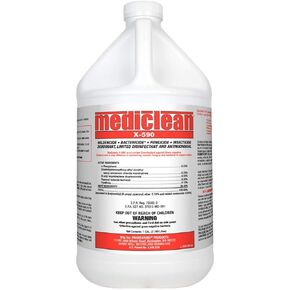 PRORESTORE Mediclean X-590 Mildewcide, Bactericide, Fungicide, Insecticide, Limited Disinfectant, Antimicrobial, Insecticide, Deodorizer, Bed Bugs (4 pk)