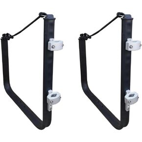 Brocraft Kayak Rack for Boat Rail Mount/SUP Rack for Boat Rail Mount/Pontoon Boat Paddle Board Rack