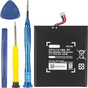 TAYUZH HAC-003 Battery, 4310mAh Li-ion Replacement Battery for Nintendo Switch 2017 Console Game Console Handhold HAC-001, HAC-A-BPHAT-C0 with Installation Tools Kit in Kuwait