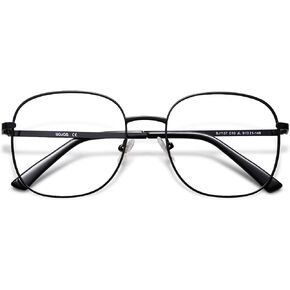 SOJOS Classic Square Blue Light Blocking Glasses for Women Men Stylish Computer Glasses SJ1137