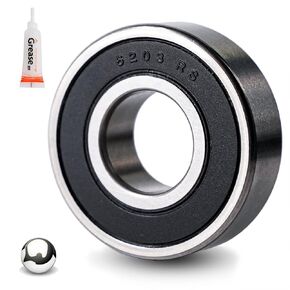 JMCHstore 2 Jackshaft Bearings w/Grease for Coleman CT200U BT200X CT200U-EX RB200 196cc Mini Bike,Baja MB200, Massimo MB200, Realtree RT200 6203RS(Pack of 2)