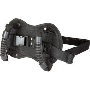 EKDJKK Motorcycle Rear Seat Handle, Motorcycle Passenger Grip Grab Handle, Adjustable Non-Slip Strap Motorcycle Seat Strap(Black)
