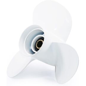 CAPTAIN Propeller fit Yamaha Outboard Engine T25HP F30 40HP F40 48HP 50HP F50 55HP 60HP F60, 13 Tooth Spline OEM Aluminum Outboard Propellers