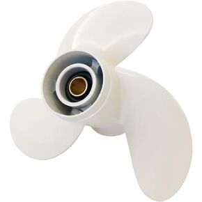 COPKINGO Boat Propeller 8 1/2x8 1/2 -N for Yamaha 6hp 8hp 9.9hp F6 F8 F9.9/ Outboard Propeller for Yamaha 2/4-stroke Engine 6G1-45941-00-EL 8.5x8.5