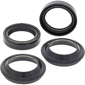All Balls Racing 56-125 Fork & Dust Seal Kit Compatible with/Replacement for Honda, Suzuki, Yamaha