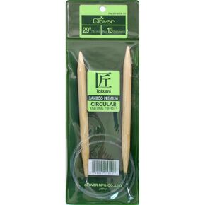 Clover Bamboo Circular Knitting Needles 29 Inch No.13 3016/29-13