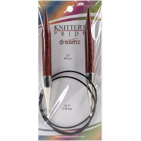 Knitter's Pride-Dreamz Fixed Circular Needles 32", Size 17/12mm