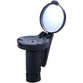 Bicycle Handlebar Rearview Mirror 1PC Cycling Foldable Strip Mirrors Bicycle Bar End Mirror Bike Drop Bar Rear View Convex Mirror Bicycle Accessories