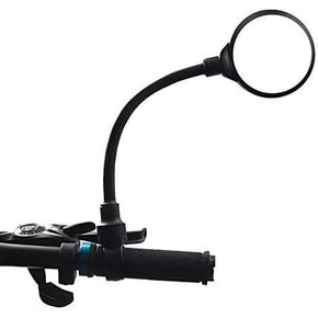 Handlebar Rearview Mirror - Adjustable Rotatable Bike Rear Glass, Bike Mirrors for Handlebars, Wide Angle Convex Safety Mount Mirror, Bike Mirror by SearchingHero