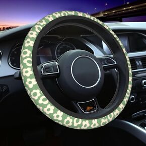 Moon and Star Steering Wheel Cover Car Accessories Cute for Women Girls Girly Universal 15 Inch Neoprene Auto Interior Decor Anti Slip Car Truck Protector