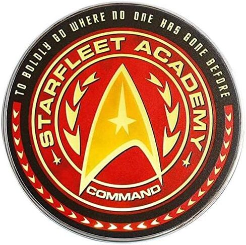 شاحن Star Trek اللاسلكي مع بطارية احتياطية مدمجة للشحن السلكي واللاسلكي عبر USB. شاحن هاتف محمول مع شعار مضاء بالزجاج الملون. هدايا ستار تريك والمقتنيات والأدوات in Kuwait