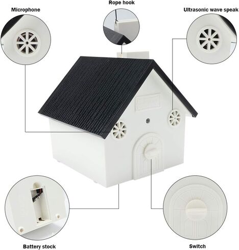 جهاز XSUPER المضاد للنباح، جهاز التحكم في النباح في الهواء الطلق مع تحكم في مستوى الموجات فوق الصوتية قابل للتعديل، منتجات تدريب الحيوانات الأليفة لمنع نباح الكلاب in Kuwait