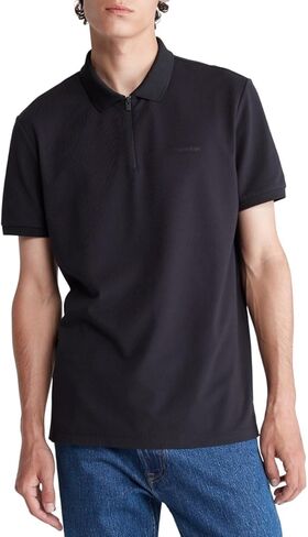 Calvin Klein Men's Tech Zip Polo in Saudi Arabia
