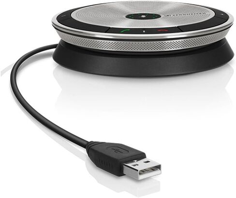 Sennheiser SP 10 (506047) - هاتف محمول بمكبر صوت محسّن الصوت وسهل الاستخدام | للاتصال بالمكتب/الهاتف المحمول والهاتف الرقمي/الكمبيوتر الشخصي | مع ميكروفون متعدد الاتجاهات وتوافق مع منصة UC الرئيسية in Saudi Arabia