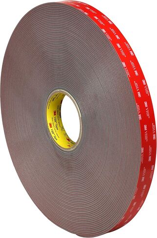 3M VHB Tape 4991, 1" x 3", 5 Pieces, Gray, Double-Sided, Permanent, High Strength, Long-Term Durability in Saudi Arabia