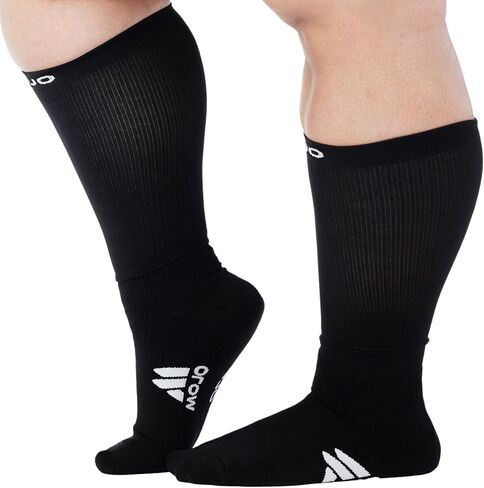 جوارب موجو كول ماكس الضاغطة 20-30 مم زئبق، مقاس كبير 2XL-5XL للرجال والنساء - الوذمة والدوالي وتخفيف التورم in Kuwait