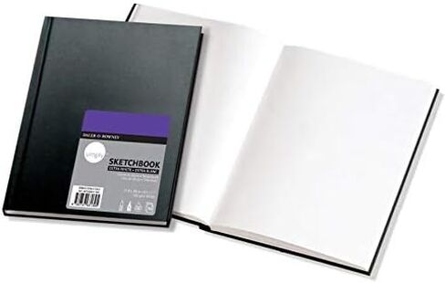 Daler Rowney Hardbound Sketchbook, Extra White, 4 x 6", 110 Sheets, 1 Each in Saudi Arabia