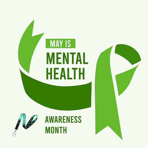 40 Pcs Mental Health Awareness Lanyard with Buckle Green Awareness Ribbon Lanyard Keychain and ID Holder for Keys or Badge Mental Badge Awareness Lanyards for Women Men Teacher Student Gifts Supplies in Saudi Arabia