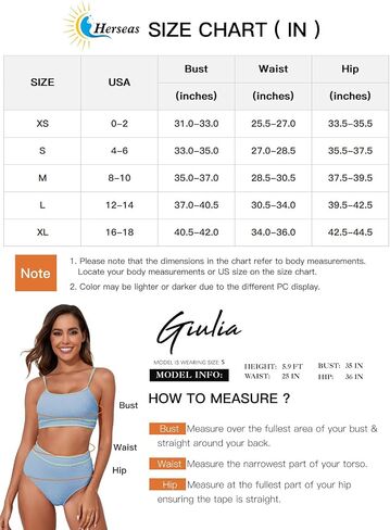 Herseas Womens Bikini Sets Ribbed Color Block Swimsuit Scoop Neck Bathing Suit in Saudi Arabia