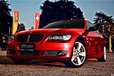 Red Mirror Chrome Cast Vinyl Wrap (25ft x 5ft) in Saudi Arabia
