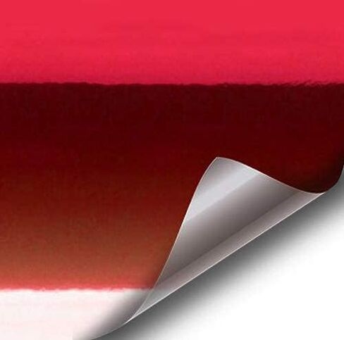 غلاف فينيل مصبوب من الكروم بمرآة حمراء (25 قدمًا × 5 أقدام) in Saudi Arabia