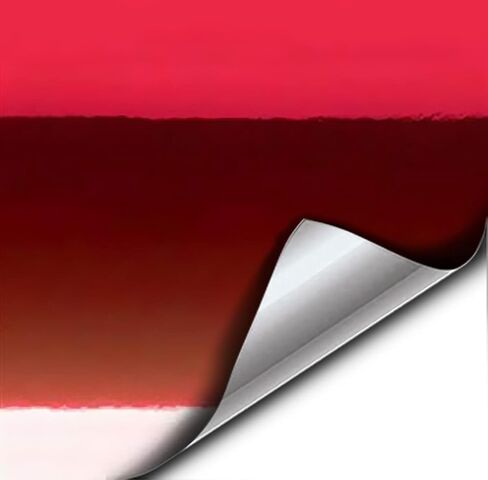 Red Mirror Chrome Cast Vinyl Wrap (25ft x 5ft) in Saudi Arabia