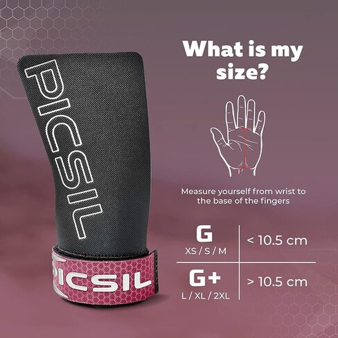 PICSIL Golden Eagle Hand Grips, Fingerless Grip Gloves Wrist Support for Weightlifting & Gymnastics with Micro-Diamond Technology for Magnesium Retention, Blocks Tears & Blisters in Saudi Arabia
