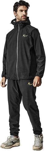 Negash Zipper Sauna Suit with Hood - Ultimate Sweat Suit for WeightLose, Men's Sauna Suit | Intense Workout Gear for Men in Saudi Arabia