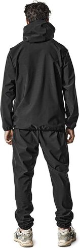 Negash Zipper Sauna Suit with Hood - Ultimate Sweat Suit for WeightLose, Men's Sauna Suit | Intense Workout Gear for Men in Saudi Arabia