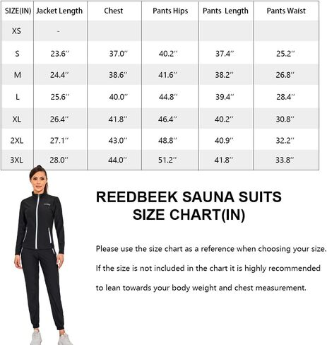 REEDBEEK Sauna Suit Weight Loss Hot Sweat Suits Sauna Pants with Pockets Gym Workout Exercise for Women in Saudi Arabia