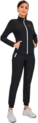 REEDBEEK Sauna Suit Weight Loss Hot Sweat Suits Sauna Pants with Pockets Gym Workout Exercise for Women in Saudi Arabia