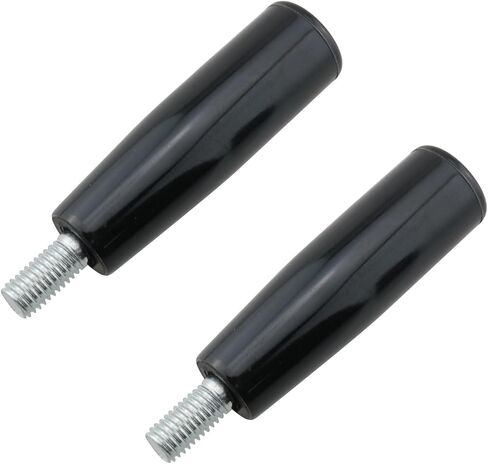 TAODAN 2 قطعة دوارة من خلال مقبض الثقب مقبض كرنك 25 × 80 مم مقبض مدبب للمخرطة مقبض ملولب مناسب لطباعة آلات النجارة ومعدات تغليف المواد الغذائية وأدوات الأجهزة in Kuwait