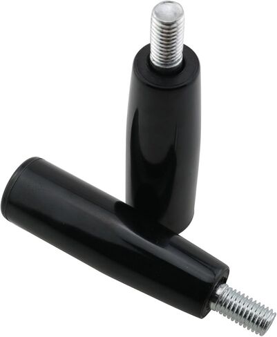 TAODAN 2 قطعة دوارة من خلال مقبض الثقب مقبض كرنك 25 × 80 مم مقبض مدبب للمخرطة مقبض ملولب مناسب لطباعة آلات النجارة ومعدات تغليف المواد الغذائية وأدوات الأجهزة in Kuwait