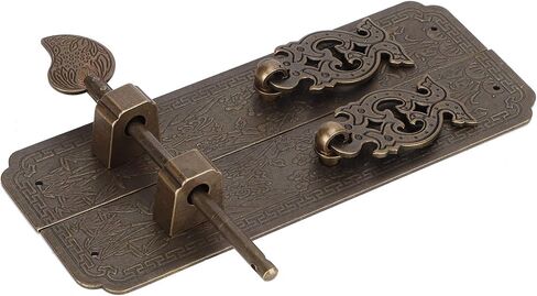 Pomya Antique Copper Gate Pull Handle - Chinese Style Furniture Hardwares Fitting - Cabinet Drawer Handle in Saudi Arabia
