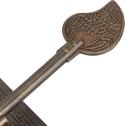 Pomya Antique Copper Gate Pull Handle - Chinese Style Furniture Hardwares Fitting - Cabinet Drawer Handle in Saudi Arabia