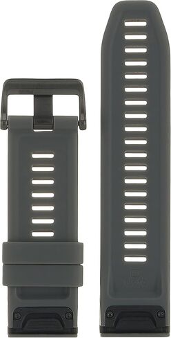 Garmin QuickFit 26mm Watch Band, Slate Gray Silicone, (010-12864-20) in Saudi Arabia