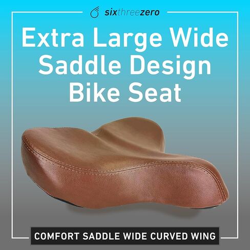 مقعد الدراجة Sixthreezero، سرج دراجة بديل مريح مع مقعد كبير جدًا ووسادة سوبر ماكس بتصميم مريح واسع in Kuwait