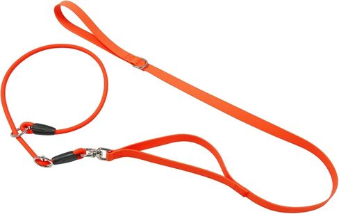 مقود منزلق للكلاب مضاد للسحب مع مقبض مرور، مقود تدريب للكلاب مقاوم للماء للكلاب المتوسطة والكبيرة، مقود حبل للكلاب عالي التحمل مضاد للرائحة بطول 6 أقدام (أسود، 6 أقدام) in Kuwait