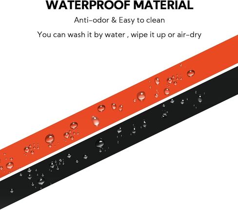 مقود منزلق للكلاب مضاد للسحب مع مقبض مرور، مقود تدريب للكلاب مقاوم للماء للكلاب المتوسطة والكبيرة، مقود حبل للكلاب عالي التحمل مضاد للرائحة بطول 6 أقدام (أسود، 6 أقدام) in Kuwait